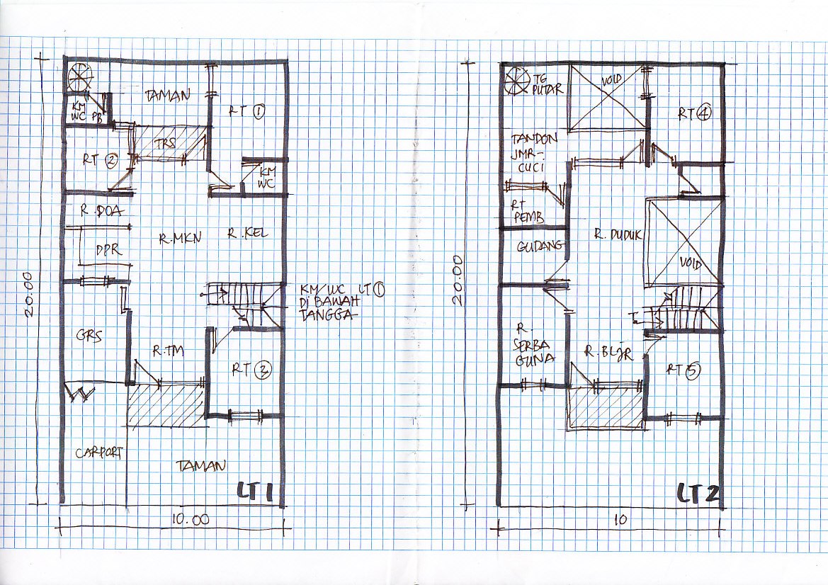 Desain Rumah Minimalis 7x15
